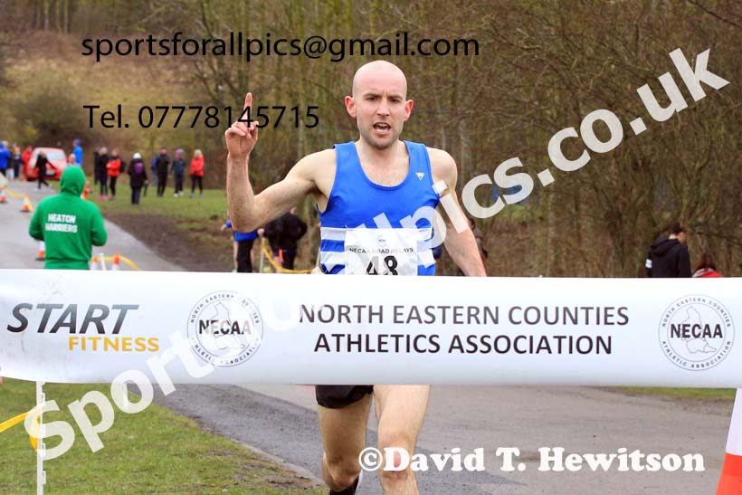 Senior Men and Veterans (Over 40s), 2023 NECAA Royal Signals Relays, Hetton le Hole, County Durham. Photo: David T. Hewitson/Sports for All Pics